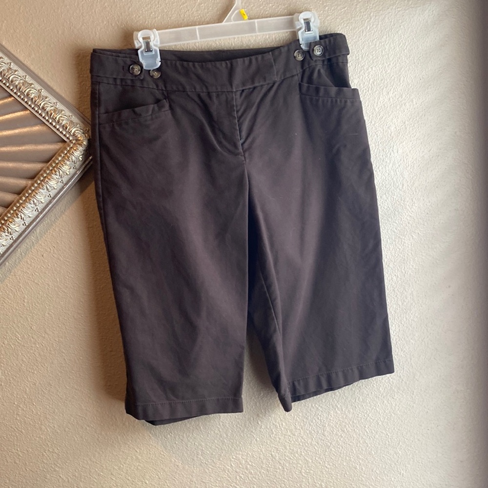 Brown knee length shorts
